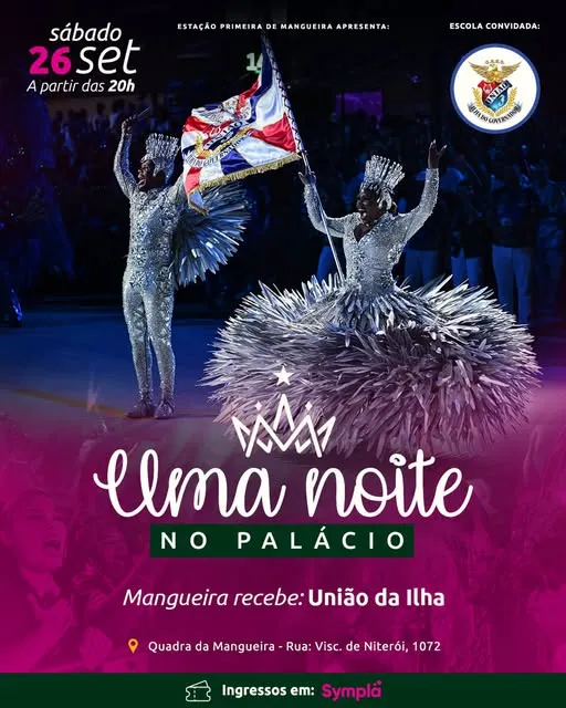 MANGUEIRA RECEBE UNIÃO DE ILHA PARA NOITE DE SAMBA E CELEBRAÇÃO ENTRE COIRMÃS