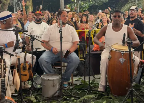 Batuq em Verde e Rosa reúne Samba de Caboclo, Caju pra Baixo e Bom Gosto na Mangueira
