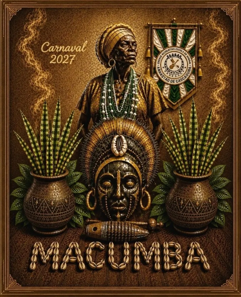 Arrastão de Cascadura leva à Intendente Magalhães um manifesto de fé, ancestralidade e combate à intolerância religiosa no Carnaval 2027
