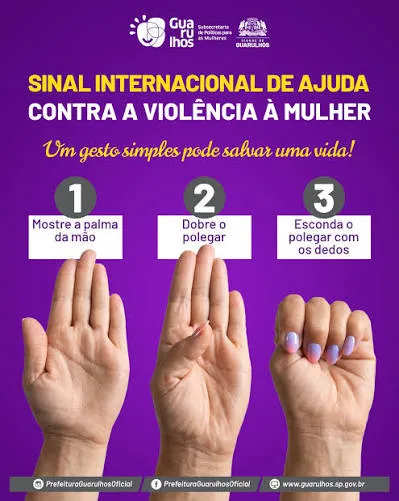 SINAL DE AJUDA: O GESTO SILENCIOSO QUE PODE SALVAR UMA VIDA